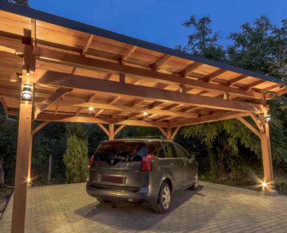 installed carport